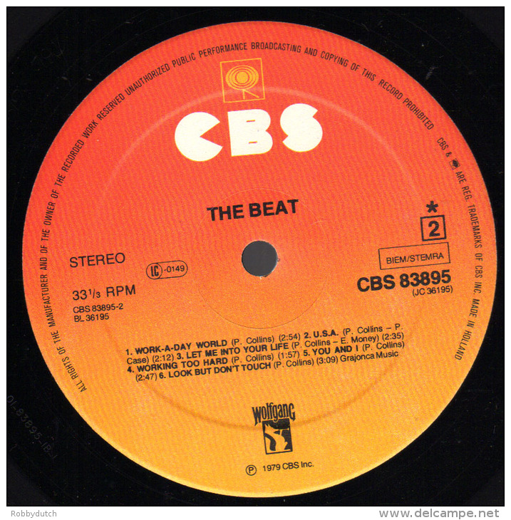 * LP *  THE BEAT (Paul Collins) - SAME  (Holland 1979 EX!!!) - Punk