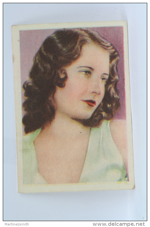 Old Trading Card/ Chromo Topic/ Theme Cinema/ Movie - Actress: Barbara Stanwyck - Otros & Sin Clasificación