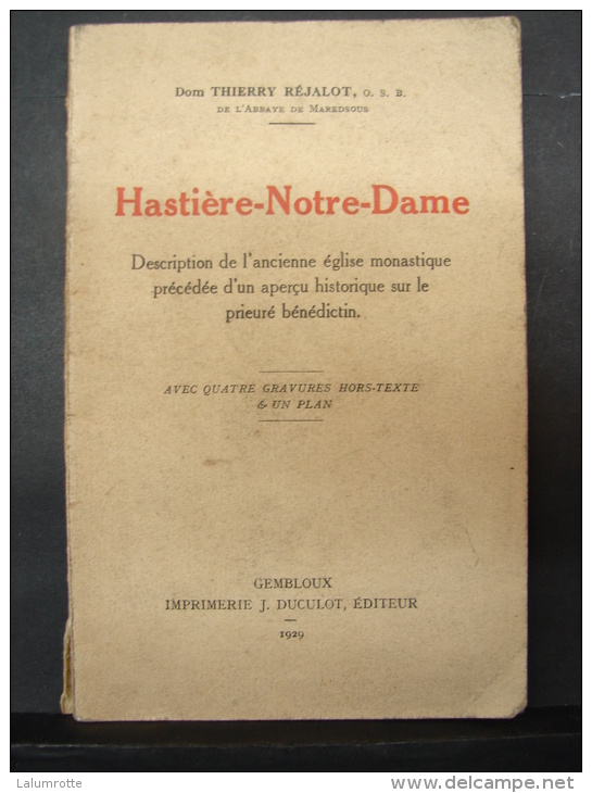 Liv. 430. Hastière-Notre-Dame. 1929. - Geschichte