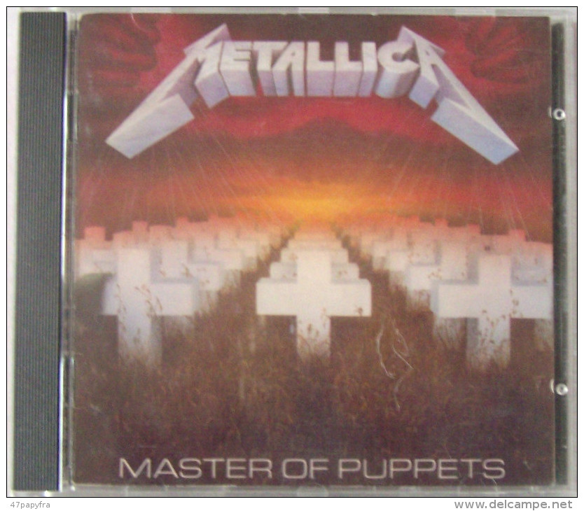 METALLICA CD 8 Titres + Livret  ROCK Métal  Master Of Puppets Bon état - Hard Rock & Metal