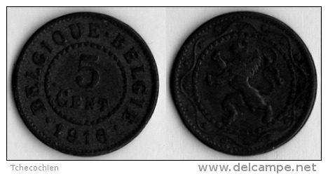 Belgique - 1916 - 5 Centimes - 5 Cents