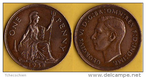 Grande-Bretagne - 1938 - 1 Penny - D. 1 Penny