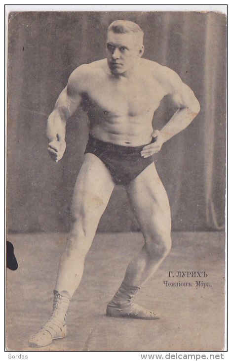 Estonia - George Lurih - Wrestling Champion - Worstelen