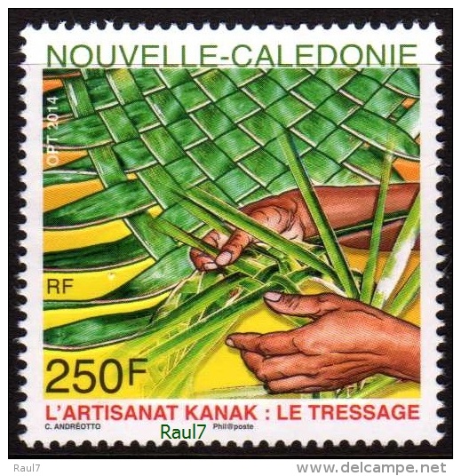 Nouvelle-Calédonie 2014 - L'Artisanat Kanak, Le Tressage - 1val Neufs // Mnh - Ungebraucht