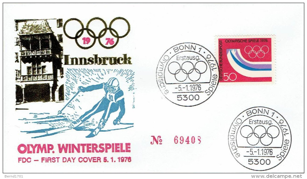 Germany - Mi-Nr 875 FDC (y838)- - 1971-1980