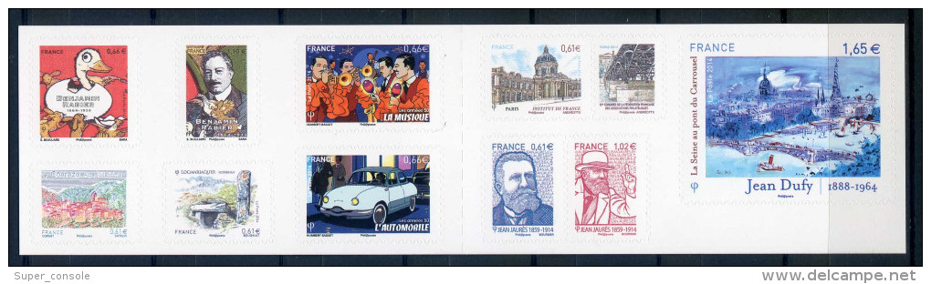 FRANCE   2014   LES BEAUX TIMBRES S´EXPOSENT AU SALON   ADHESIFS - Commémoratifs