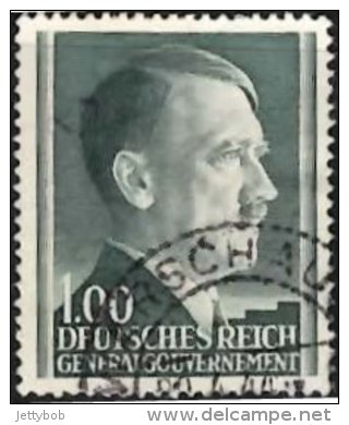 POLAND GERMAN OCC 1942 Hitler Birthday 1z  Used - General Government