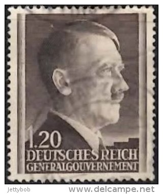 POLAND GERMAN OCC 1942 Hitler Birthday 1z.20  Used - General Government