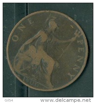 GRANDE-BRETAGNE - ONE PENNY 1900. Pia7310 - D. 1 Penny
