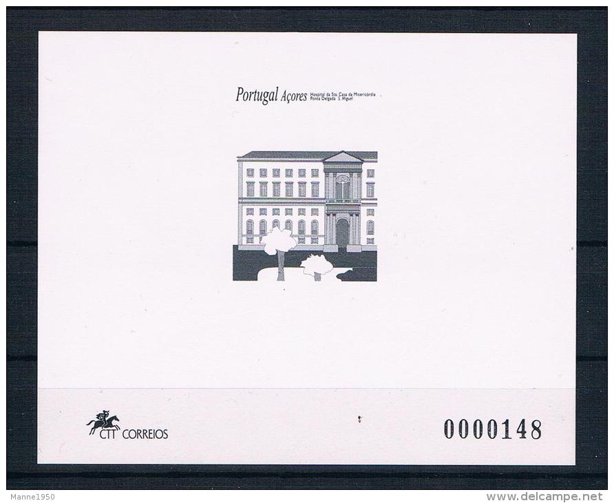Portugal - Azoren 1995 Gebäude Mi.Nr. 254 Als Schwarzdruck ** - Nuovi
