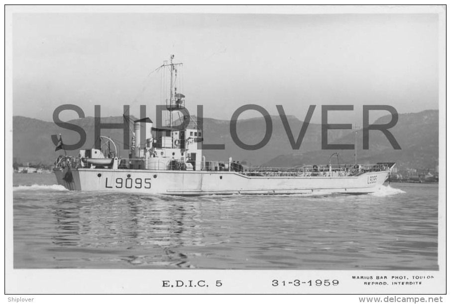 EDIC L9095 (Marine Nationale) - Carte Photo Marius Bar - Bateau/ship/schiff - Guerre