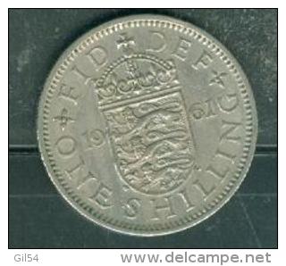 Great Britain 1 Shilling 1961.   Pia7404 - I. 1 Shilling