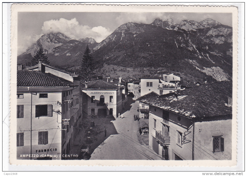 CARD  AMPEZZO  ALBERGO GRIMANI (UDINE )-FG-V-2 -  0882-22109 - Udine