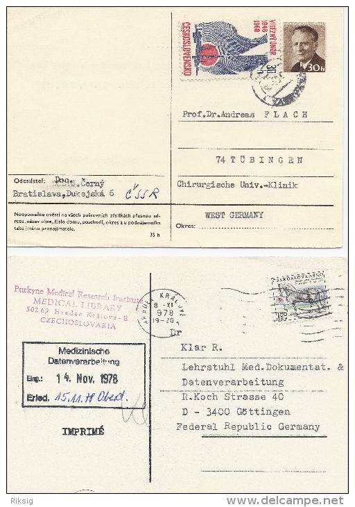 4 Cards Sent To Germany.  # 620 # - Cartes Postales