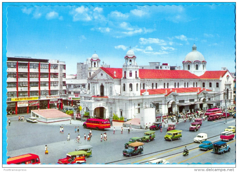 Philippines. Manila. The Church And Cars. - Turismo