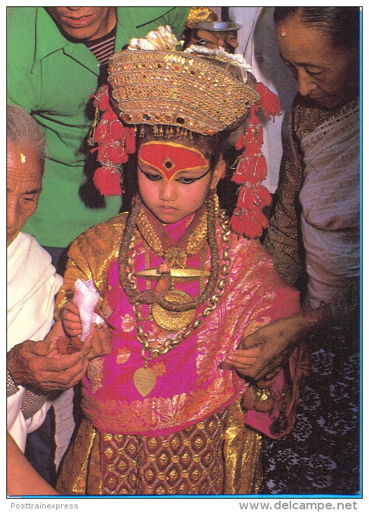 Nepal. Kumari (Children)- (Living Goddess). - Asia