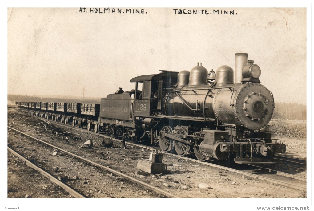 20585  MN Taconite 1907 Oliver Iron Mining Co. Train Pulling Iron Ore Cars, RPC - Treinen