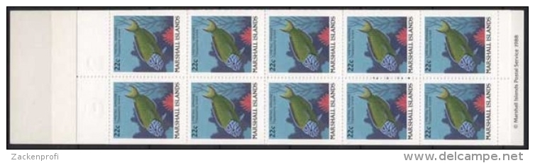 Marshall-Inseln 1988 Freimarken: Fische 154 MH Postfrisch (D21497) - Marshallinseln