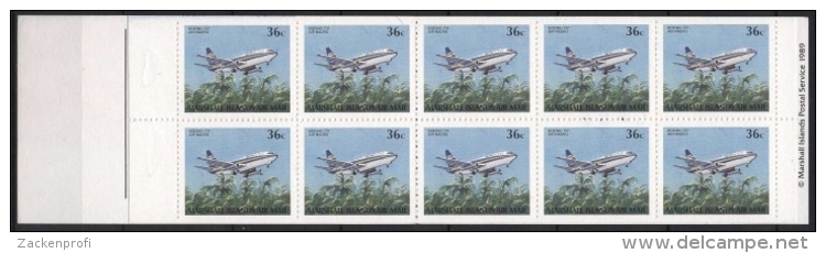 Marshall-Inseln 1989 Freimarken: Flugzeuge 218 MH Postfrisch (D21503) - Marshall Islands