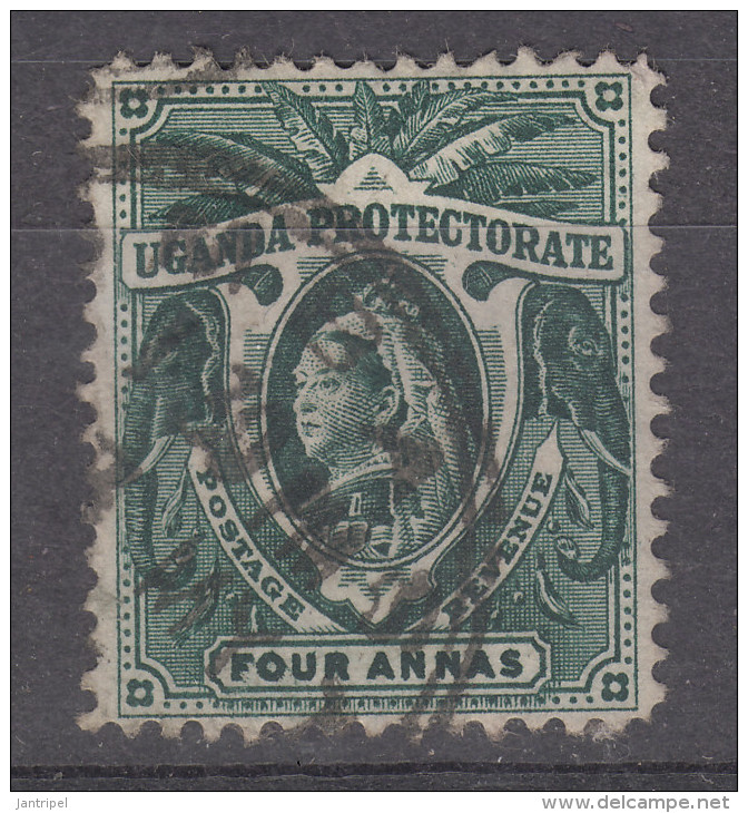 UGANDA    1898  QV    4 A  USED - Ouganda (...-1962)