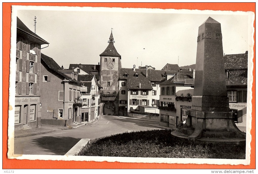 BSD-12 Liestal, Bauerndenkmal Mit Ober Tor.  Gelaufen In 1938 - Liestal