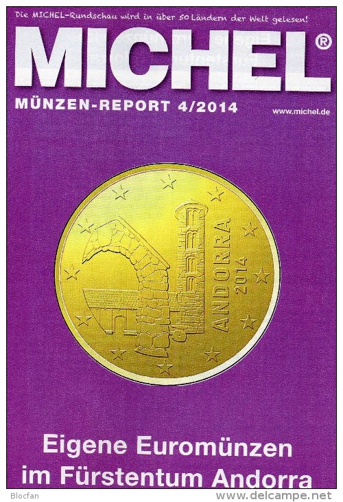 Briefmarken Rundschau MICHEL 4/2014 Neu 6€ New Stamps Of The World Catalogue And Magacine Of Germany ISBN4 194371 105009 - Tedesco