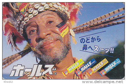 Rare Télécarte Japon - PAPOUASIE - PAPOU & Coquillage - PAPUA & Shell Japan Phonecard Telefonkarte - 39 - Papouasie-Nouvelle-Guinée