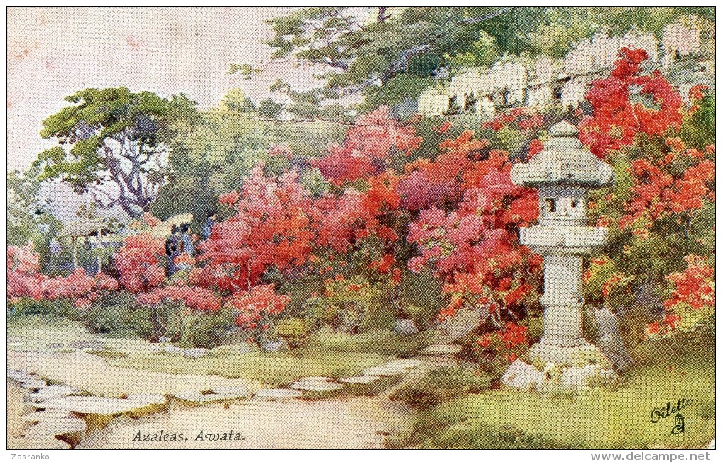 Azaleas, Awata - JAPAN BRITISH EXHIBITION - 1910 London - Expositions