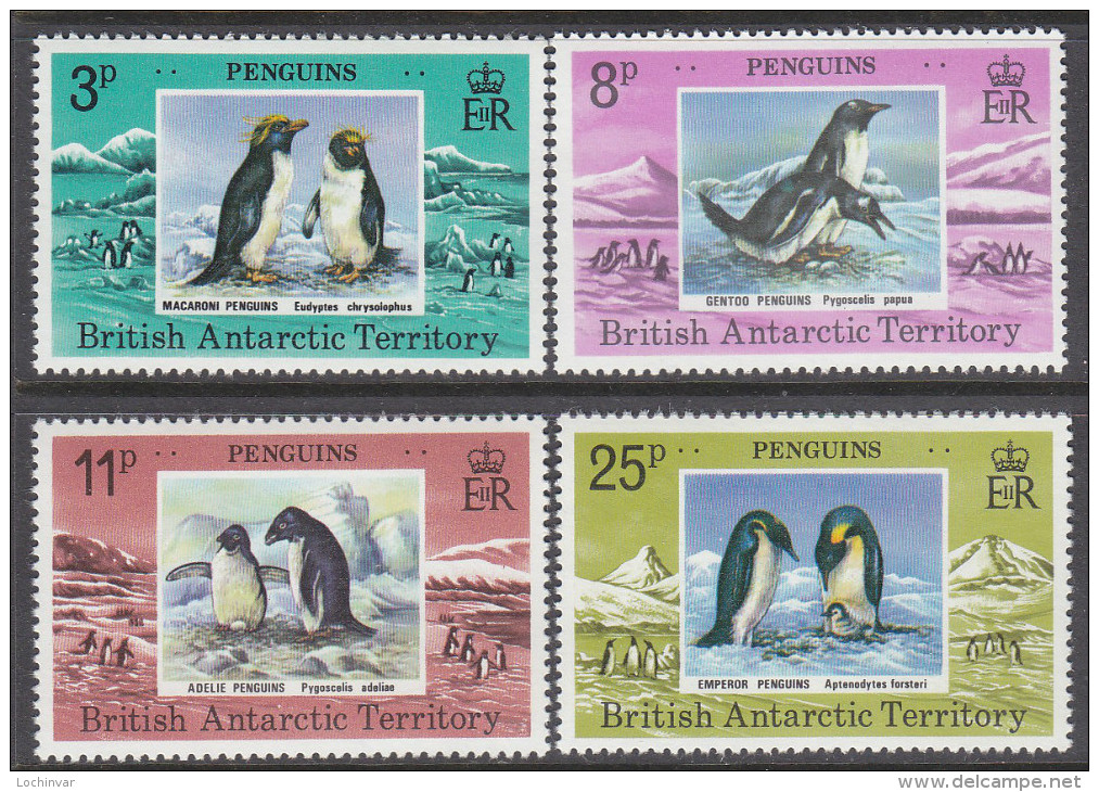 BAT, 1979 PENGUINS 4 MNH - Unused Stamps