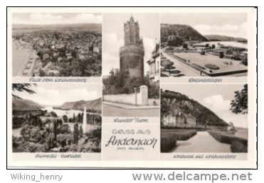 Andernach Am Rhein - S/w Mehrbildkarte 1 - Andernach