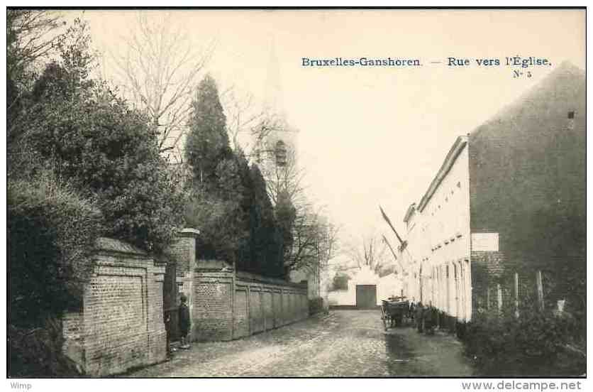 Bruxelles - Gansoren : Rue Vers L'Eglise - Ganshoren