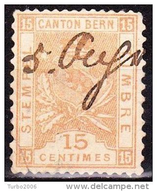 Switzerland /Schweiz / Suisse : 18?? Canton Bern  Stempel Timbre 15 C Brown  Revenue / Fiscal - Revenue Stamps