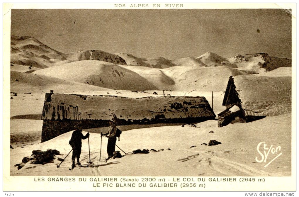 N° 40719 -cpa Les Granges Du Galibier- - Sports D'hiver