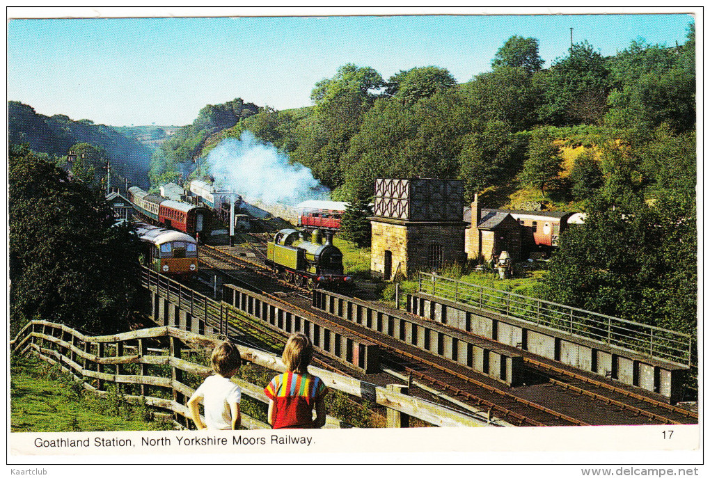 Goathland Station, North Yorkshire Moors Railway  - England - Trains