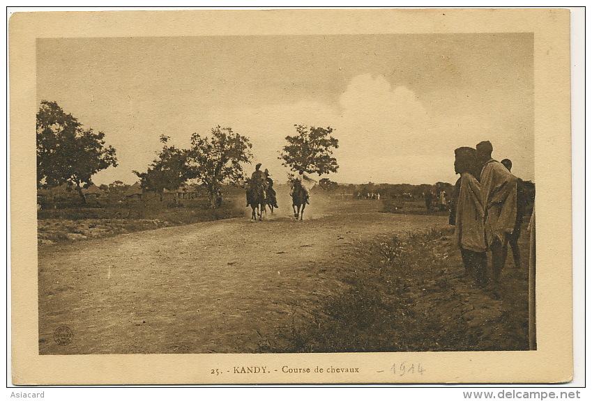 25 Kandy Course De Chevaux 1914 Race Course - Sri Lanka (Ceylon)