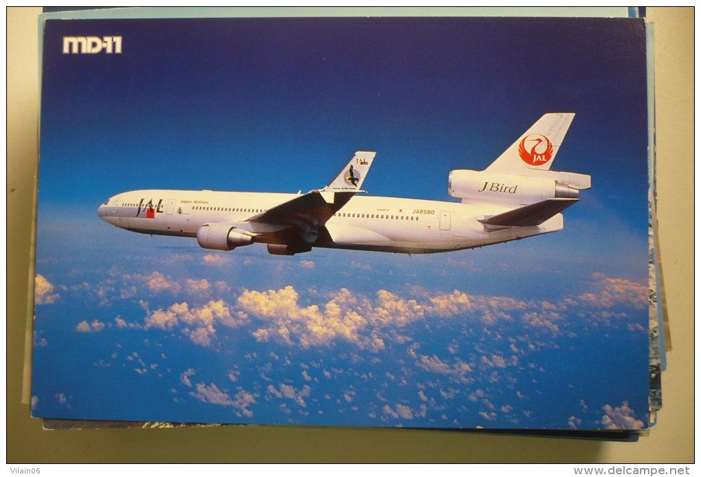 AIRLINES ISSUE / CARTE COMPAGNIE      JAL   MD 11 - 1946-....: Moderne