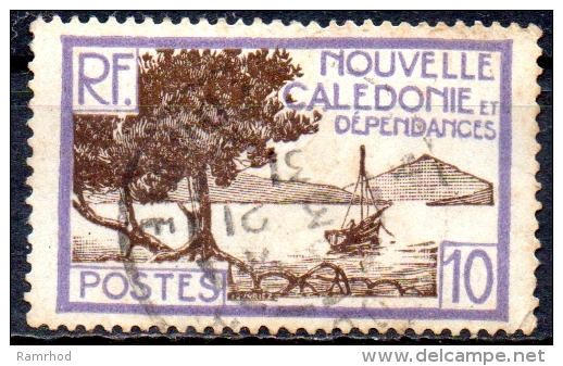 NEW CALEDONIA 1928 Pointe Des Paletuviers -10c. - Brown And Lilac  FU - Oblitérés