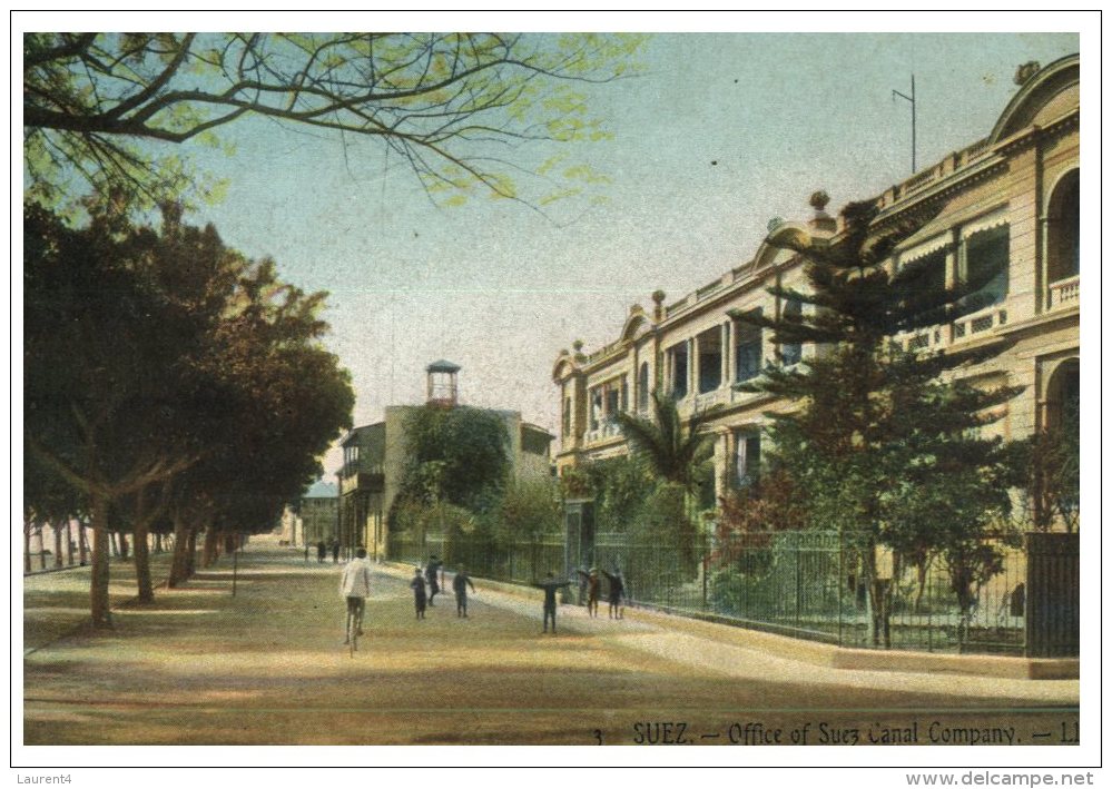 (ORL 100) Very Old Postcard - Cartte Ancienne - Egpyt - Suez Canal Office - Suez