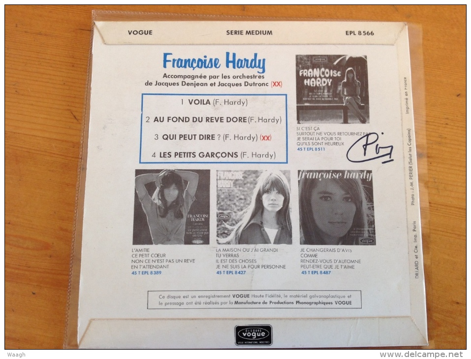 Francoise HARDY "voila" Ep 1967 - Autres - Musique Française
