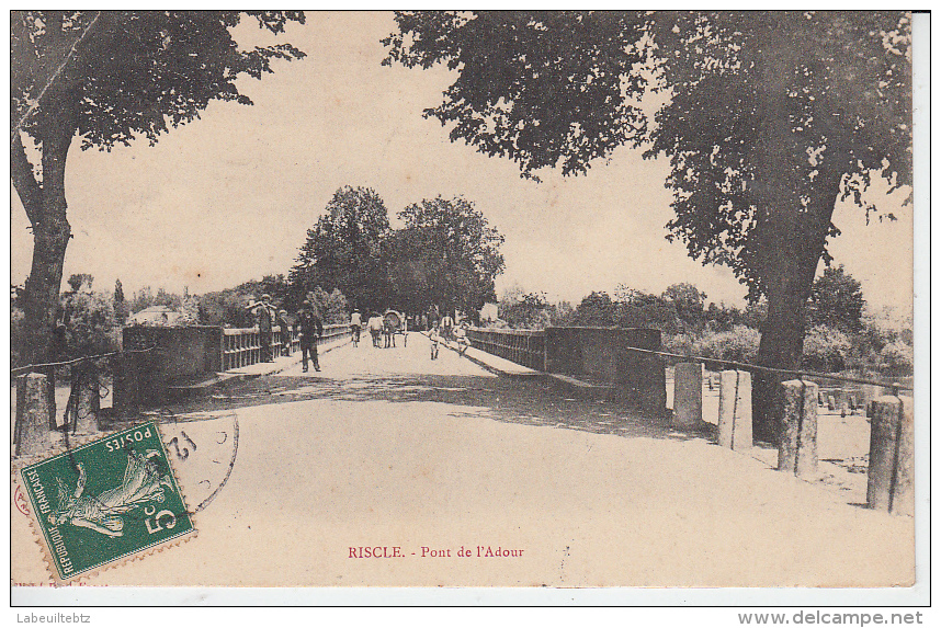 RISCLE - Pont De L´Adour   ( ETAT )   PRIX FIXE - Riscle