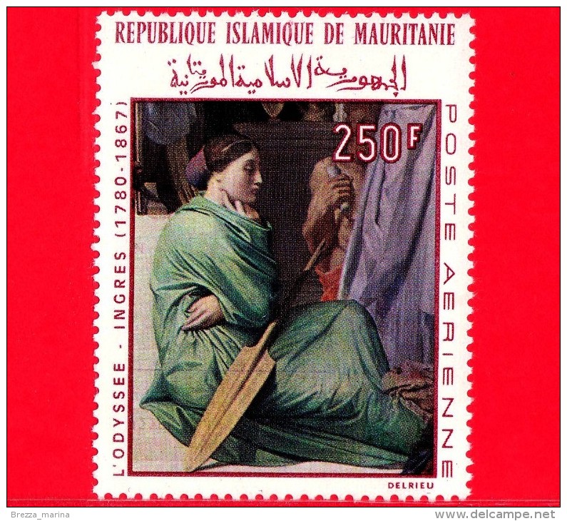 Nuovo - MAURITANIA - 1967 - Centenario Della Morte Di Dominique Ingres (1780-1967) - Odissea - 250 - Mauritania (1960-...)