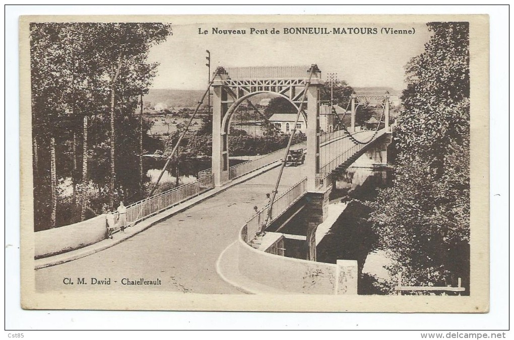 Carte Postale - Le Nouveau Pont De Bonneuil-Matours - Autres & Non Classés