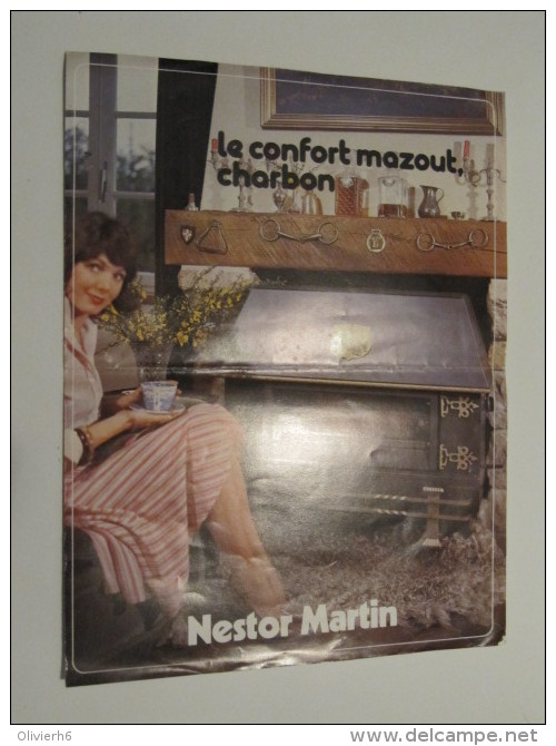 PUBLICITé (M1414) NESTOR MARTIN (3 Vues) Le Confort Mazout Charbon Poelerie De Dottignies - Imprimerie & Papeterie