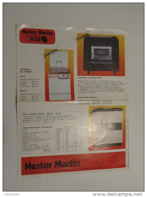 PUBLICITé (M1414) NESTOR MARTIN (3 Vues) Le Confort Mazout Charbon Poelerie De Dottignies - Printing & Stationeries