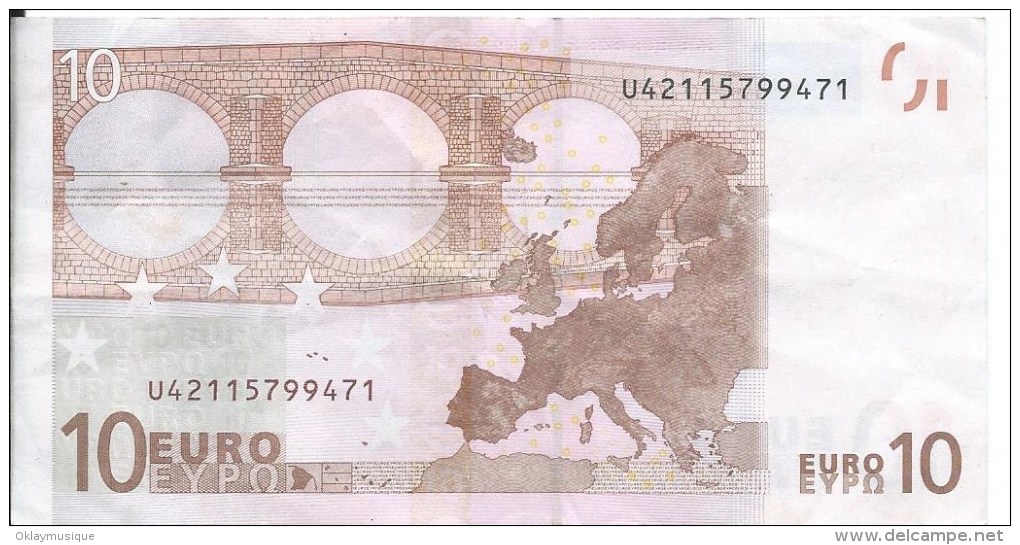 Ancien Billet De 10€ 2002 - 10 Euro