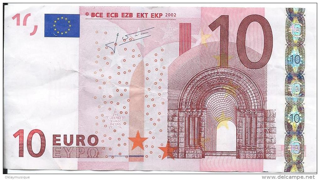 Ancien Billet De 10€ 2002 - 10 Euro