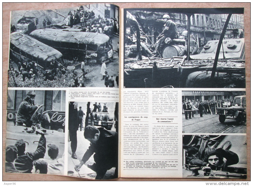 Magazine Avec Article "Invasion De La Tchècoslovaquie, Quand Les Chars écrasent La Liberté" 1968 - Autres & Non Classés