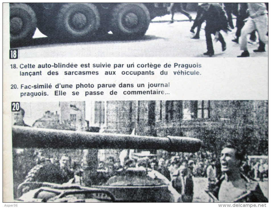 magazine avec article "Invasion de la Tchècoslovaquie, Quand les chars écrasent la liberté" 1968