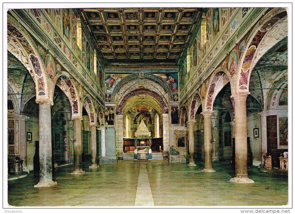 K1302 Badia Di Farfa (Rieti) - Interno Della Basilica / Non Viaggiata - Altri & Non Classificati