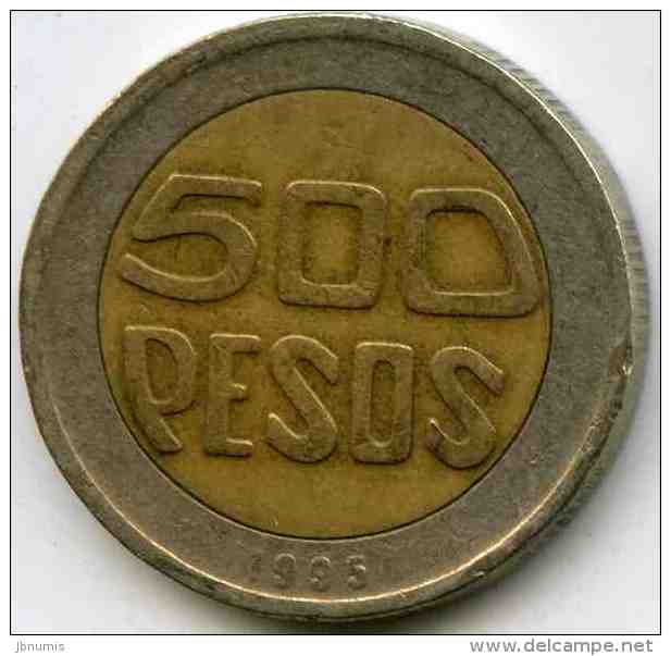 Colombie Colombia 500 Pesos 1995 KM 286 - Kolumbien